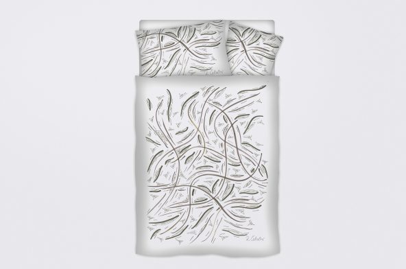 Bedding Template Rosina-2 - 2010, Artwork Rosina-2