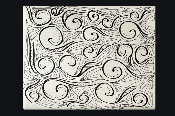 Draft-188 - 2012,
15 H x 18 W,
Colored markers,
paper, drawing